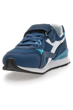 Blaue Turnschuhe mit Klettverschluss Diadora N.92 PS