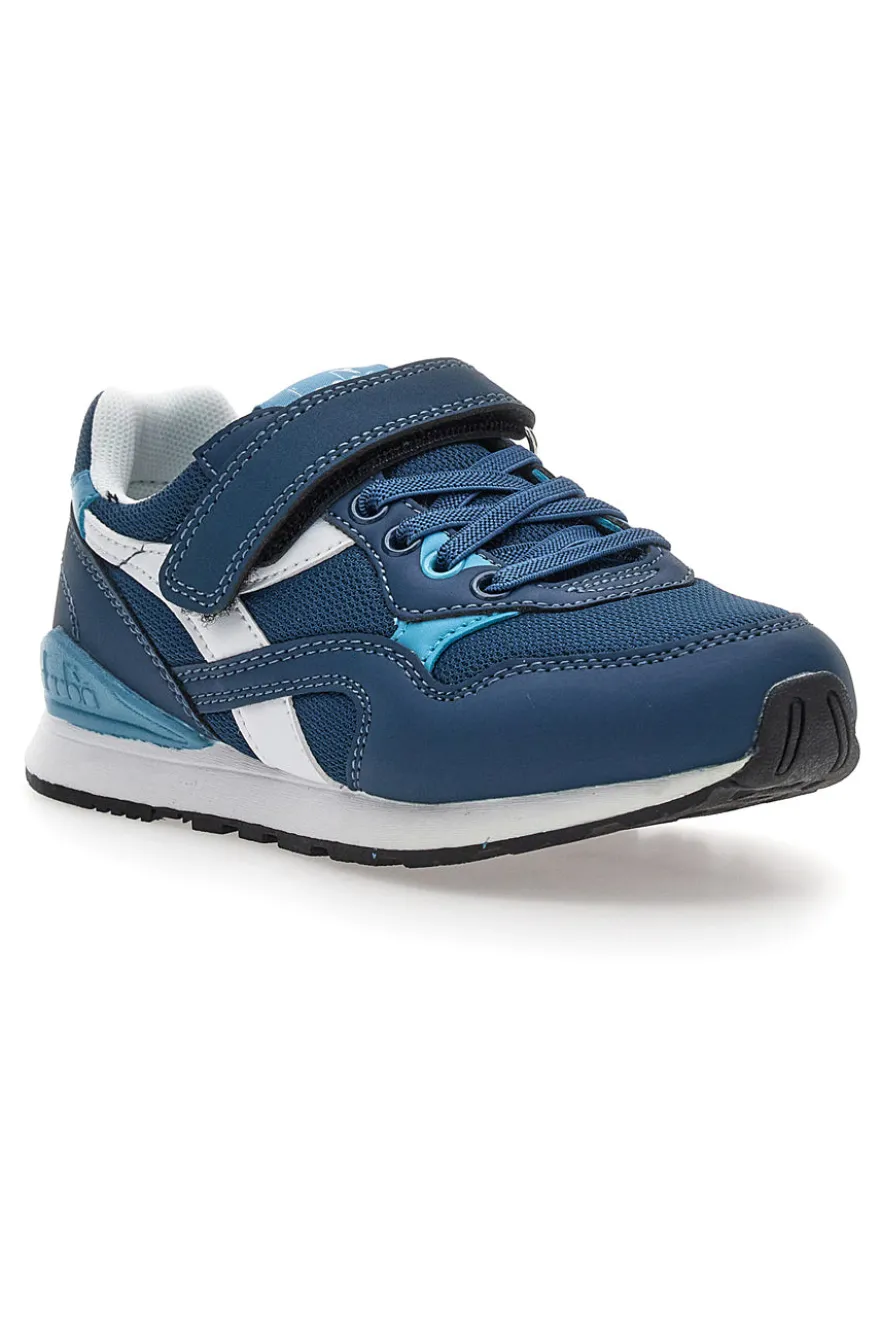 Blaue Turnschuhe mit Klettverschluss Diadora N.92 PS