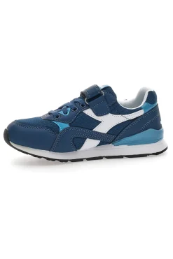 Blaue Turnschuhe mit Klettverschluss Diadora N.92 PS