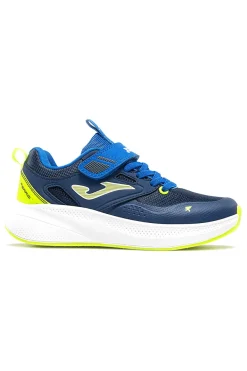 Blaue und neongrüne Laufschuhe mit Riemen Joma JFERRS2603V