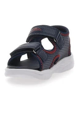 Blaue und rote Sandalen mit Lichtern und verstellbaren Riemen Spiderman M11953M