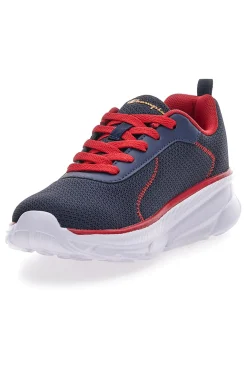 Blaue und rote Turnschuhe mit sportlicher Sohle Champion Hro Jb Gs Low Cut