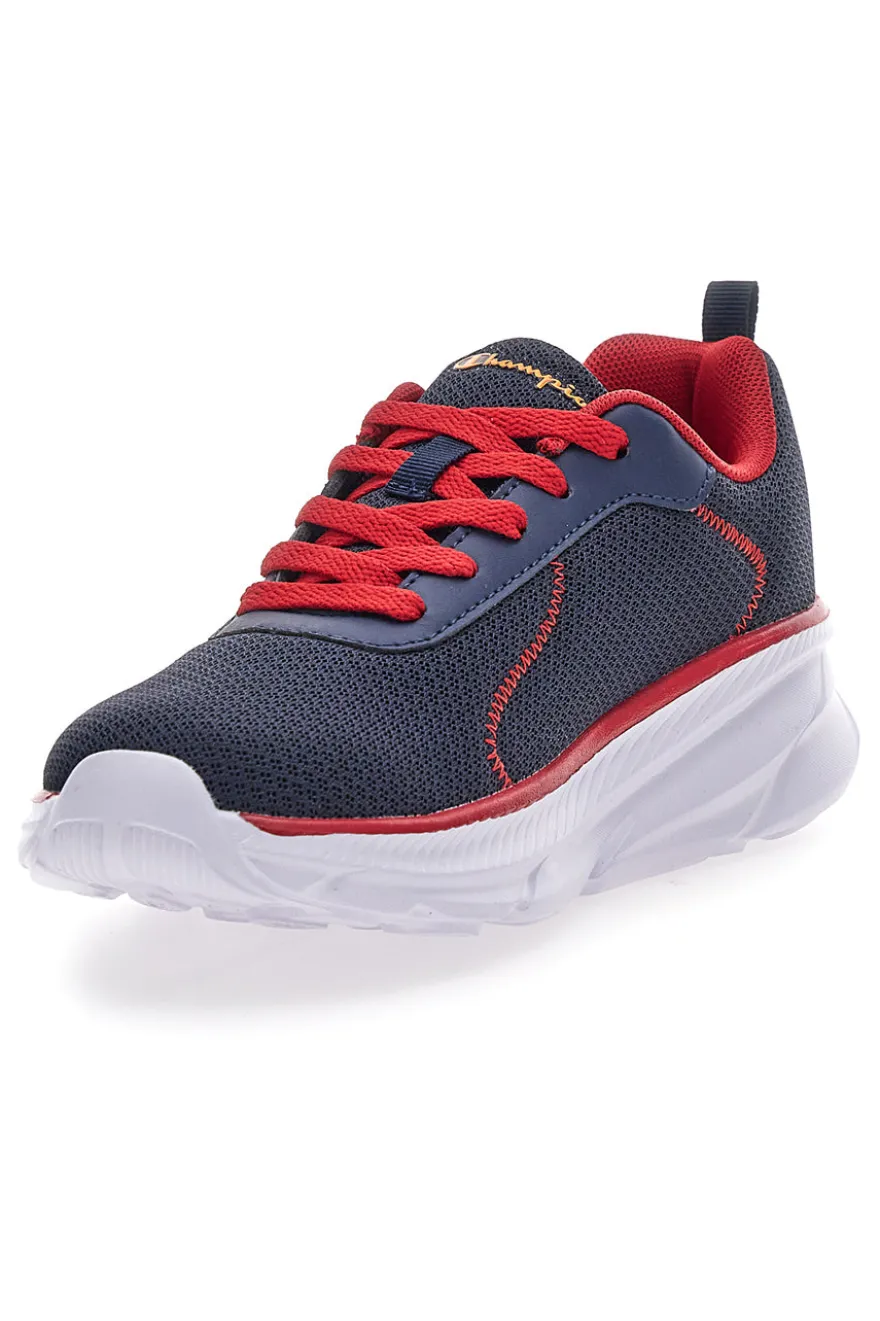 Blaue und rote Turnschuhe mit sportlicher Sohle Champion Hro Jb Gs Low Cut
