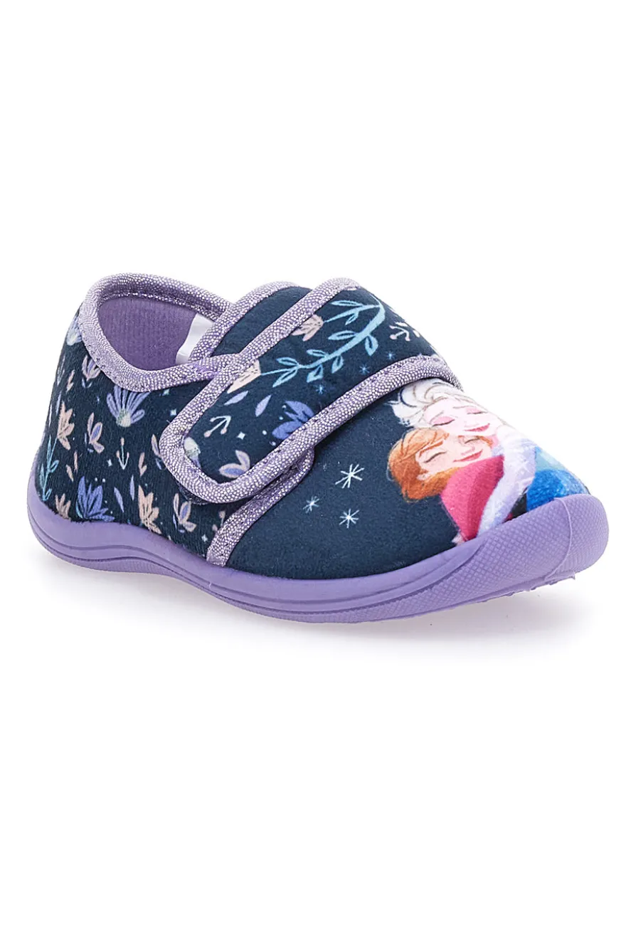 Blaue und violette Schuhe für die ersten Schritte mit FROZEN-Aufdruck 18FII4S41LA