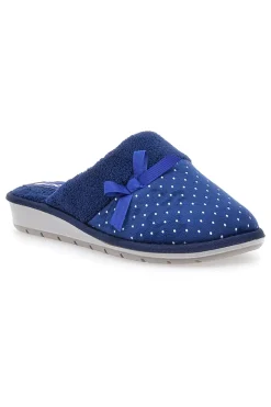 Blaue weiche Hausschuhe INBLU 72 LB