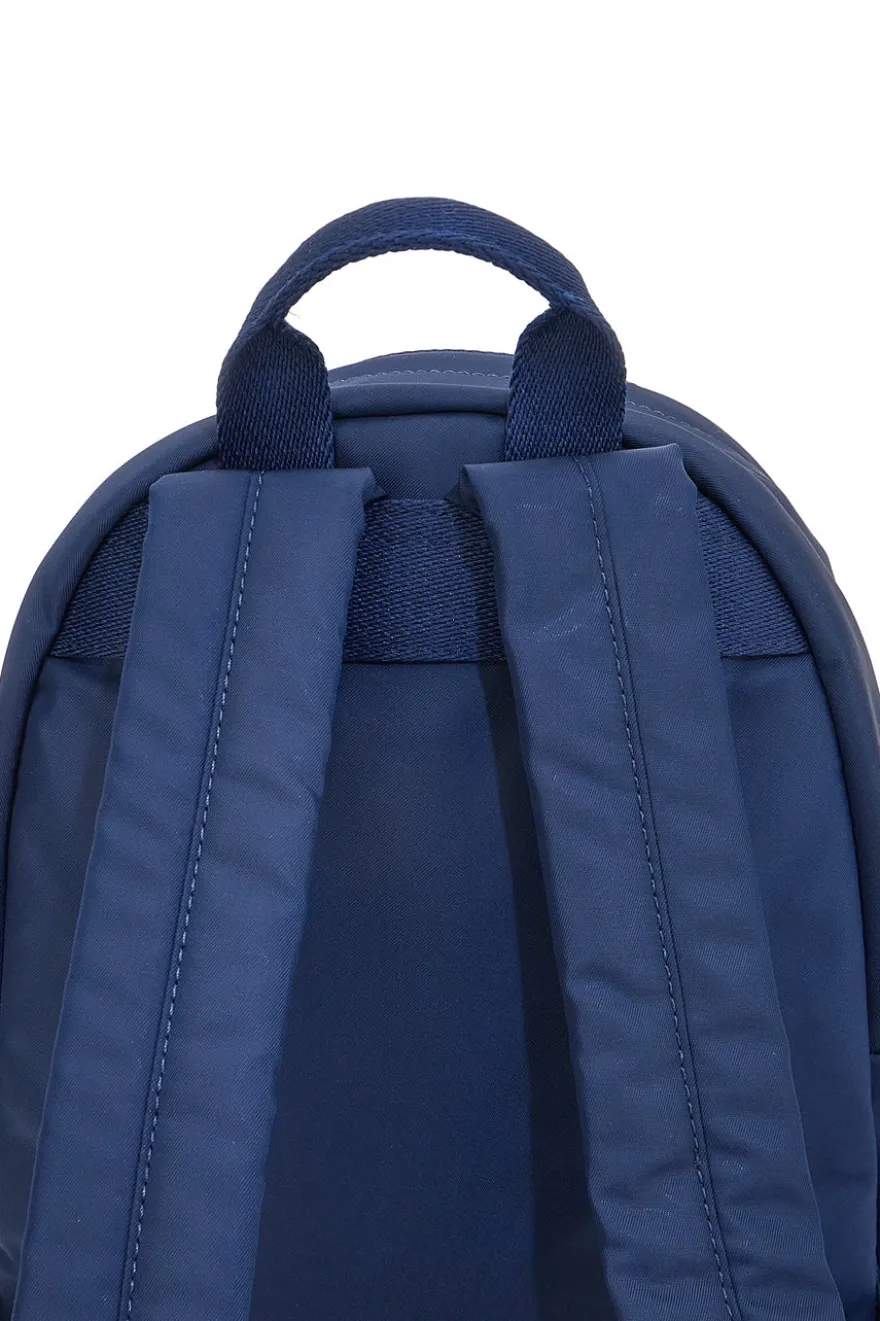 Blauer Stoffrucksack mit Tommy Daily Backpack-Logo