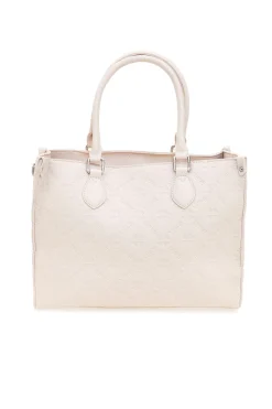 Borsa a mano beige con tracolla removibile Me & me 20499