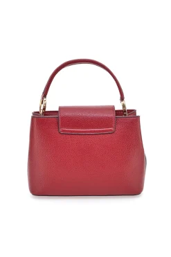 Borsa a mano bordò con scomparti interni Basile CLASS BA1272DOLL