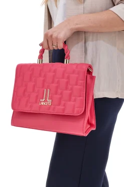 Borsa a Mano con Strass Fuxia Lancetti 24S-105-3