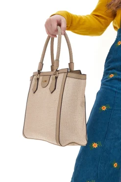 Borsa a Mano Lancetti Thibault Beige
