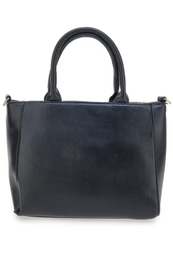 Borsa a mano nera con borchie e tracolla Guido Vietri K30,374,B016