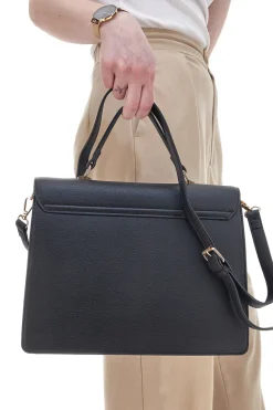 Borsa a Mano Nera Con Tracolla Rimovibile Guido Vietri TRIK30,363,B029