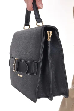 Borsa a Mano Nera Con Tracolla Rimovibile Guido Vietri TRIK30,363,B029