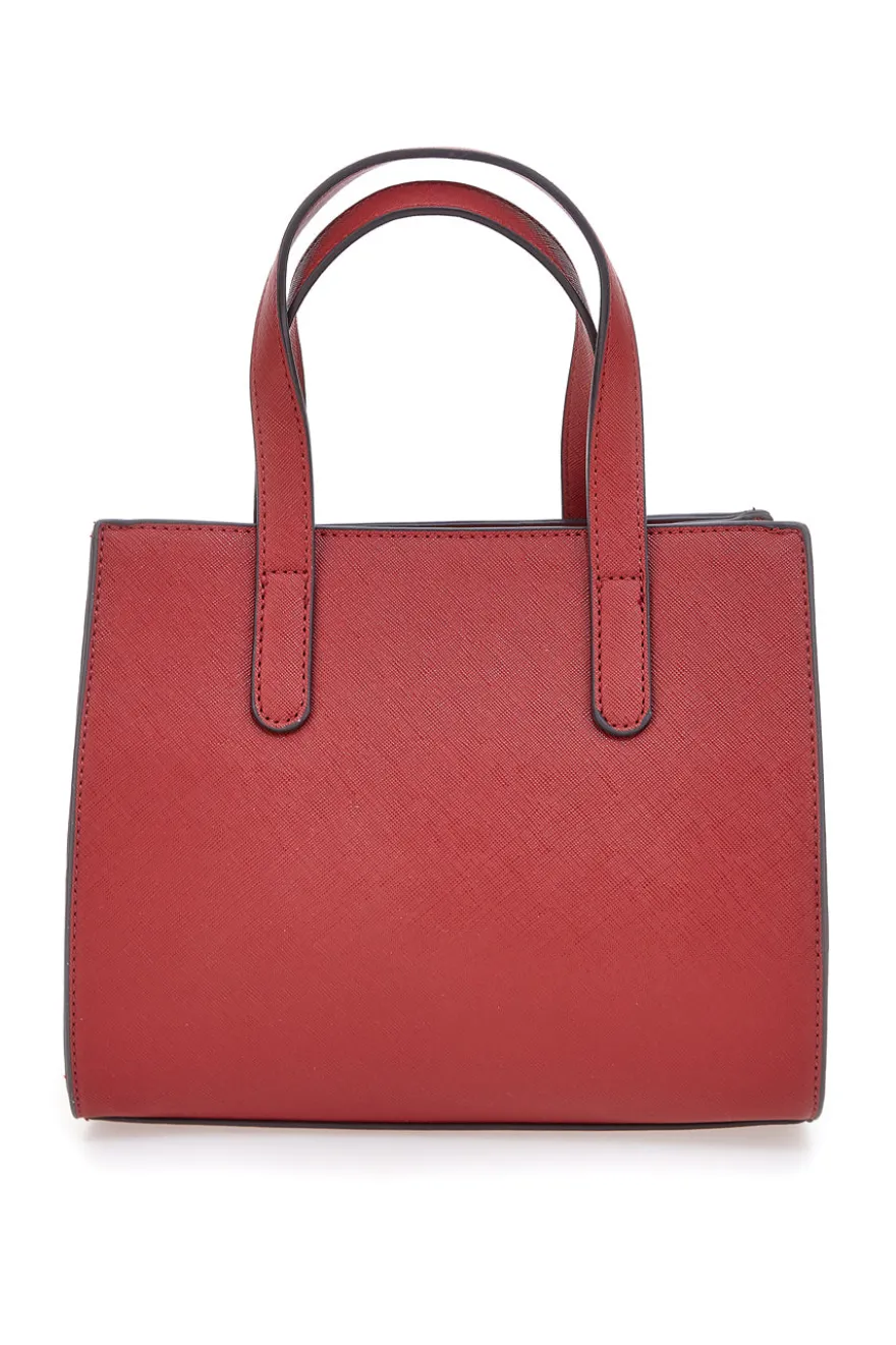 Borsa a mano rossa con tracolla inclusa Basile Class BA11959SAF
