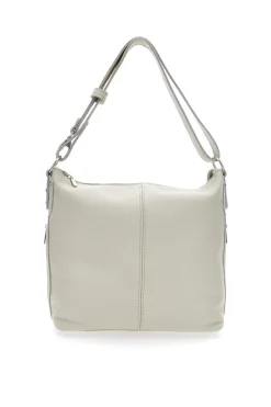 Borsa a spalla bianca in vera pelle New Bag 275