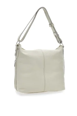 Borsa a spalla bianca in vera pelle New Bag 275