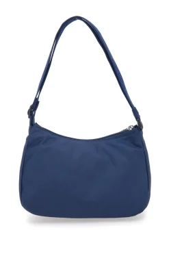 Borsa a spalla blu in tessuto con logo Tommy Jeans Shoulder Bag