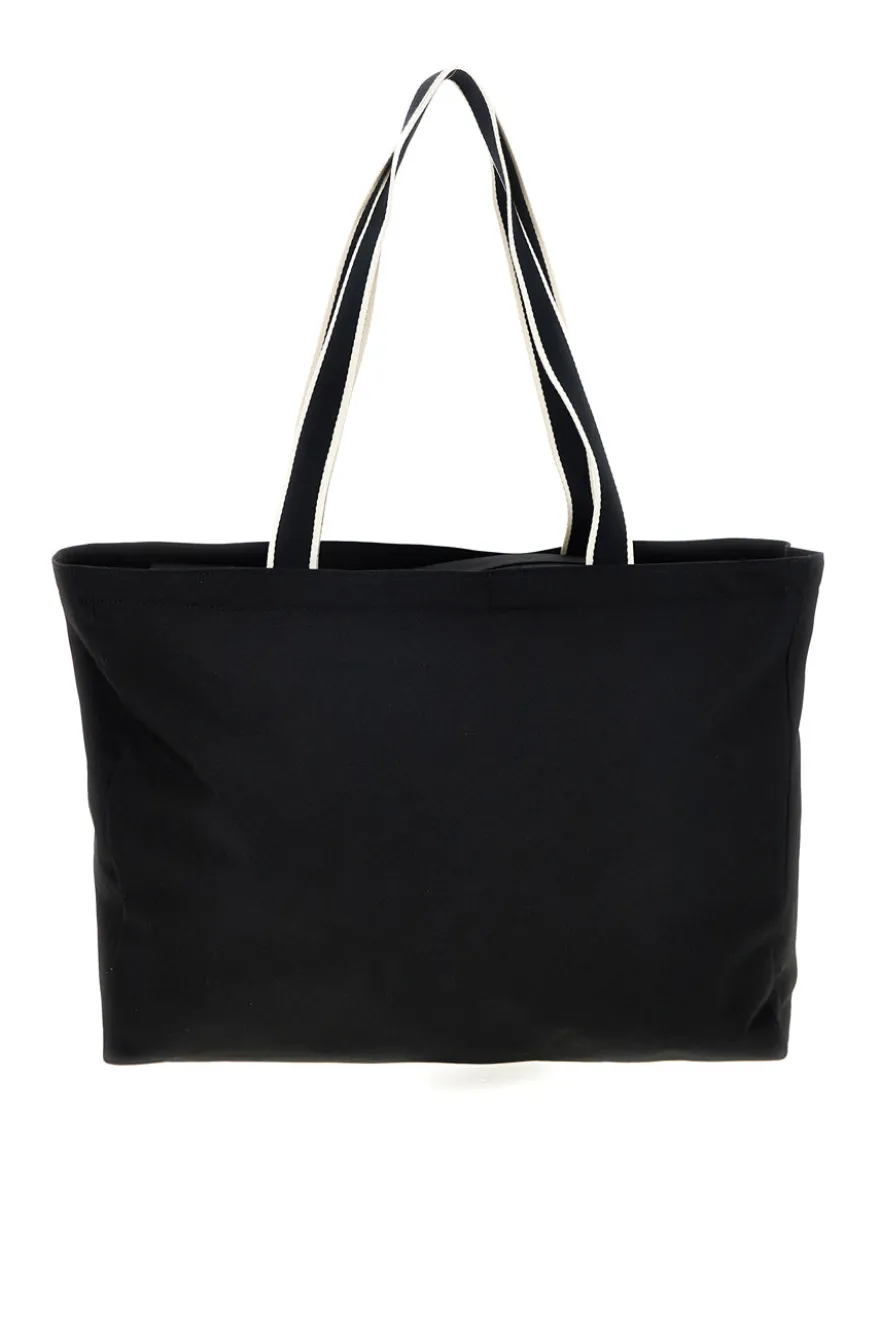 Borsa a spalla mare nera in tessuto Calvin klein 3348