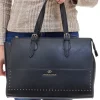 Borsa a spalla nera DOUBLE CHECK 18242-2