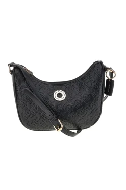 Borsa a spalla nero con tracolla regolabile Cotton belt 19,012,B015