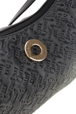 Borsa a spalla nero con tracolla regolabile Cotton belt 19,012,B015