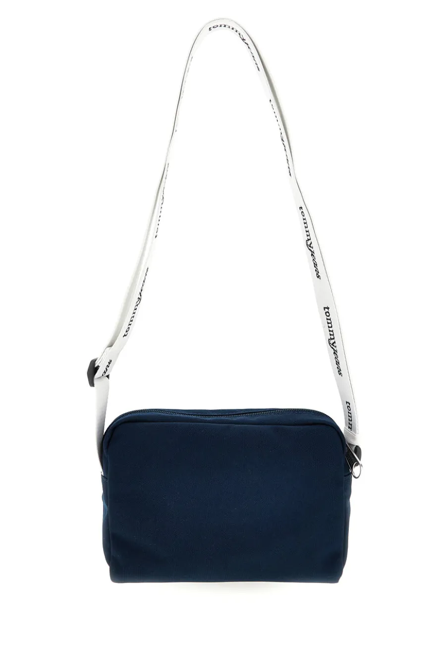 Borsa a Tracolla Blu in Tessuto con Tracolla con Logo Tommy Jeans 18462