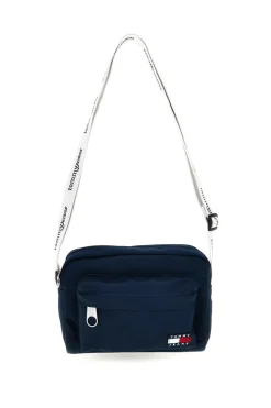 Borsa a Tracolla Blu in Tessuto con Tracolla con Logo Tommy Jeans 18462