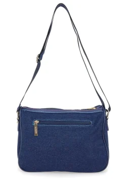 Borsa a Tracolla Jeans Con Cerniera Lancetti 24S-101-4