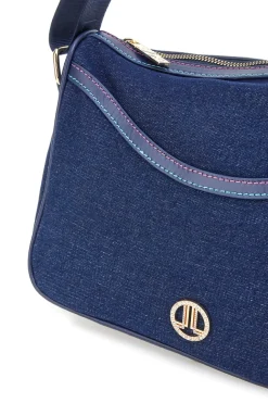 Borsa a Tracolla Jeans Con Cerniera Lancetti 24S-101-4