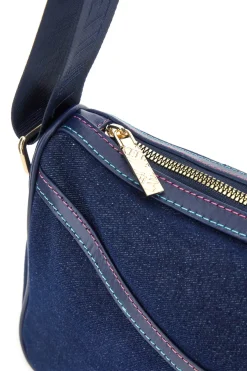 Borsa a Tracolla Jeans Con Cerniera Lancetti 24S-101-4