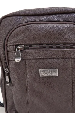 Borsa a tracolla marrone effetto martellato Basile BASILE BA520-4
