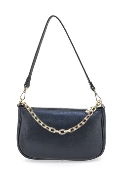 Borsa a Tracolla Nera con catena dorata Ngb 008