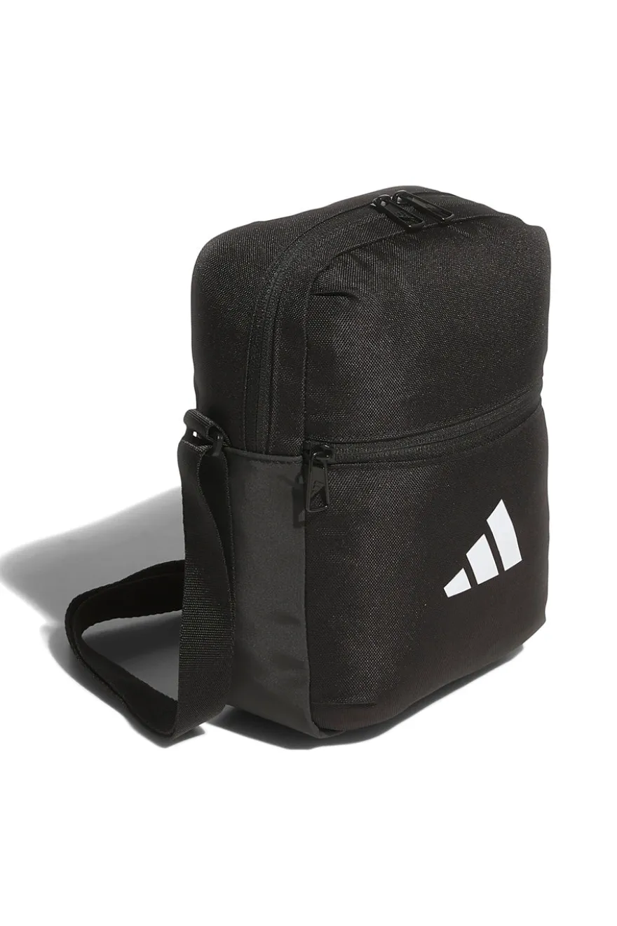 Borsa a tracolla nera con logo Adidas ESS ORGANIZER