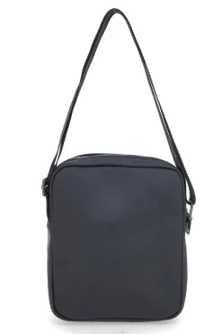 Borsa a tracolla nera con zip frontale Biagiotti MOI LB25W-464/1/TRAC