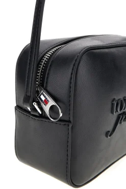 Borsa a Tracolla Nera con Logo in Rilievo Tommy Jeans 18451