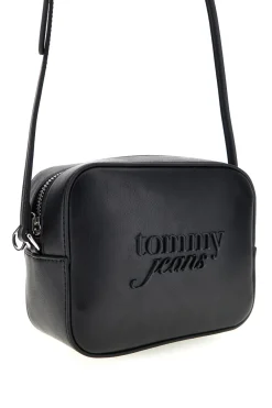 Borsa a Tracolla Nera con Logo in Rilievo Tommy Jeans 18451