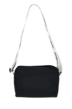 Borsa a Tracolla Nera in Tessuto con Tracolla con Logo Tommy Jeans 18462