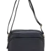 Borsa a tracolla nera in vera pelle artigianale Basile BA3540DX