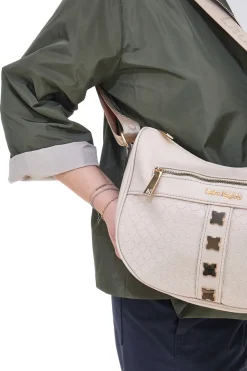Borsa a Tracolla Rosa con Cerniera Frontale LAURA BIAGIOTTI SIGRID