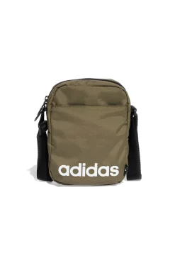 Borsa a tracolla verde con logo stampato Adidas LINEAR ORG