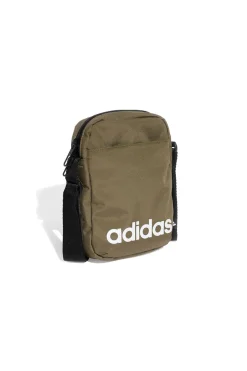 Borsa a tracolla verde con logo stampato Adidas LINEAR ORG