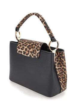 Borsa animalier con manico ad anelli Basile BA1272N-MAC