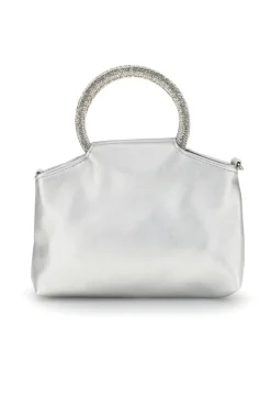 Borsa argento con manico gioiello Nbg SERA/1281