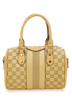 Borsa bauletto senape con tracolla removibile GUIDO VIETRI K30.357.B028