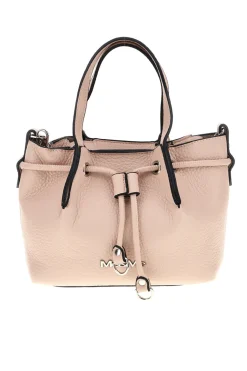 Borsa beige a mano con tracolla Me & me KX8988