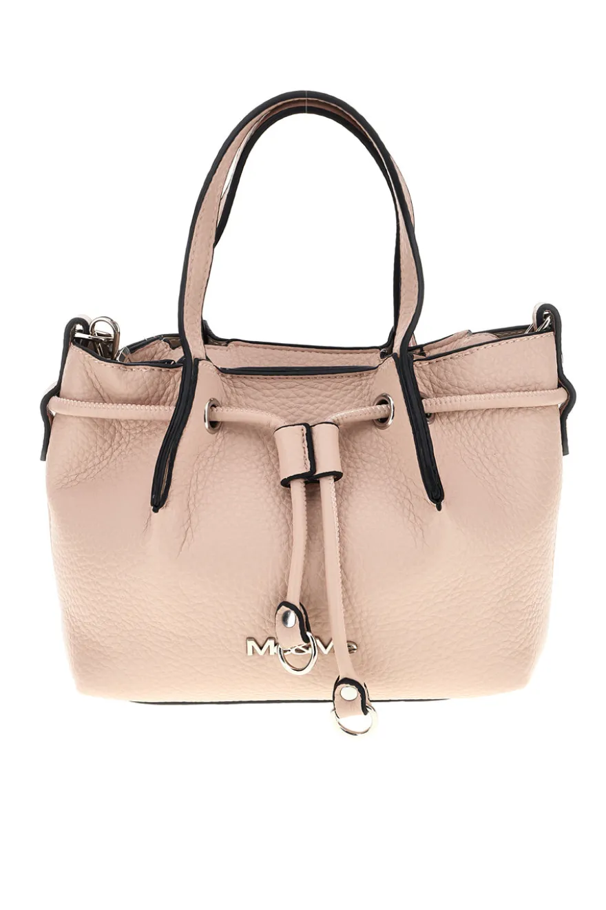 Borsa beige a mano con tracolla Me & me KX8988