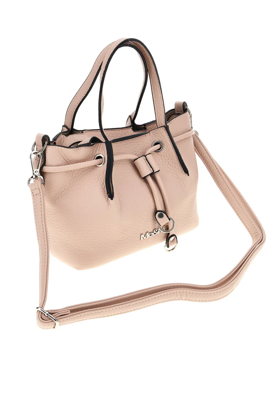 Borsa beige a mano con tracolla Me & me KX8988
