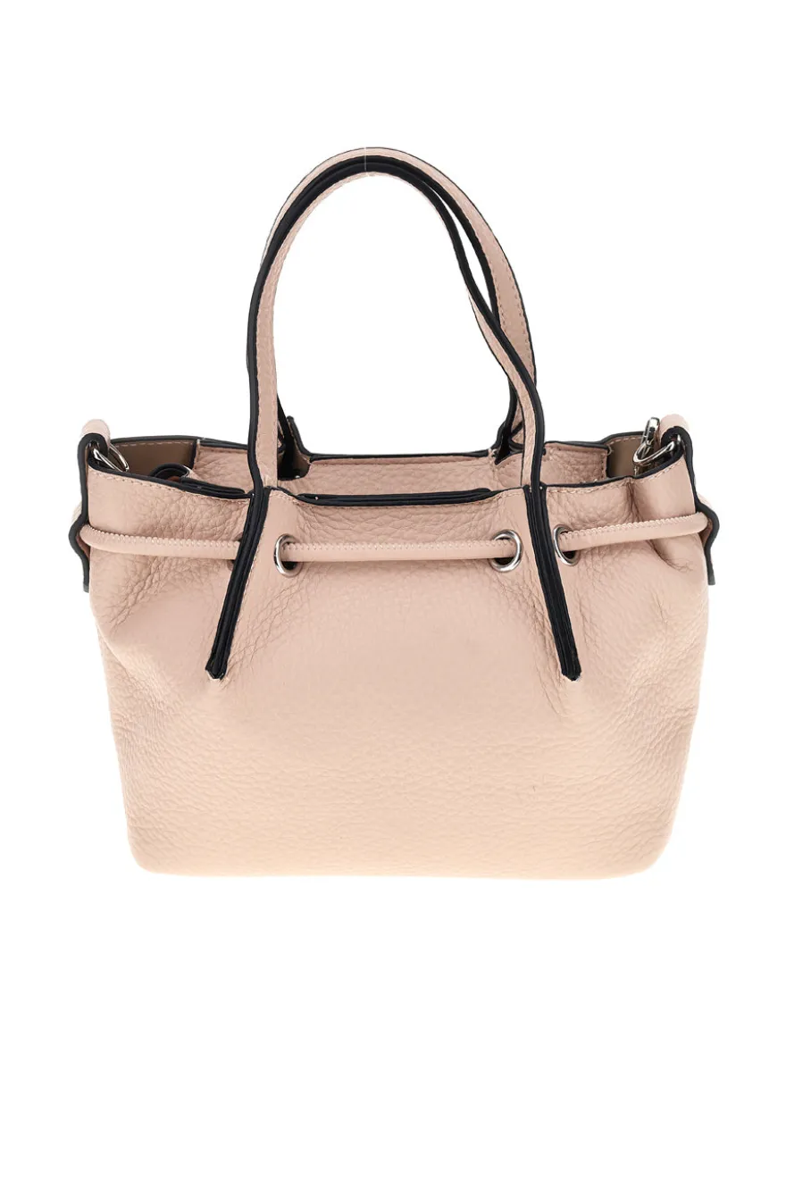 Borsa beige a mano con tracolla Me & me KX8988