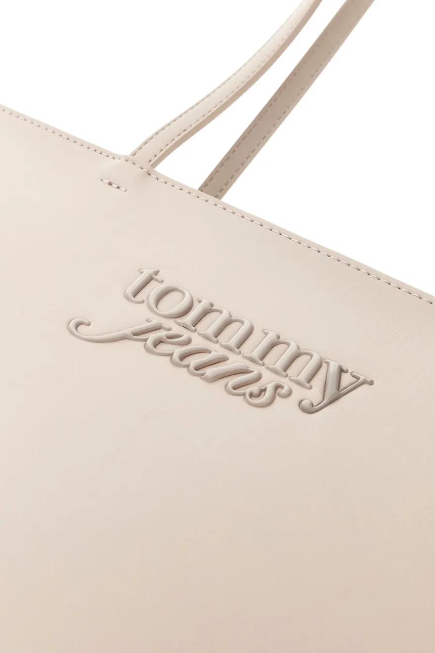 Borsa beige a spalla capiente Tommy jeans TOMMY18455