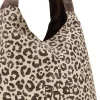 Borsa beige animalier con nodo Basile CLASSBA22222